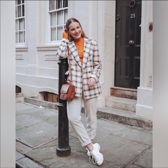 hm checkered jacket